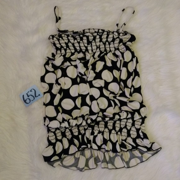 B&W Silky Babydoll Fit & Flare Sans Souci Top - Picture 11 of 14